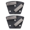 Trapezoid diamond grinding shoe for Sase grinder, 2 Bars segments grinding disc for Grinding Concrete, Terrazzo Floor 3XM6 (4)