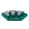 Triple Triangle Segments Diamond Grinding Disc for National Machine 005